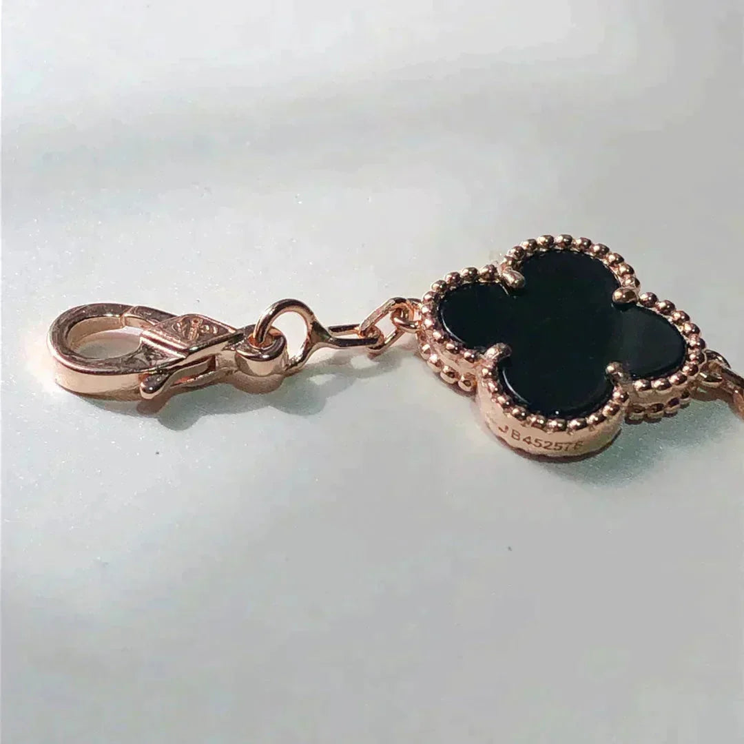 [Marin-Jewelry]CLOVER 5 MOTIFS MULTICOLOR BRACELET