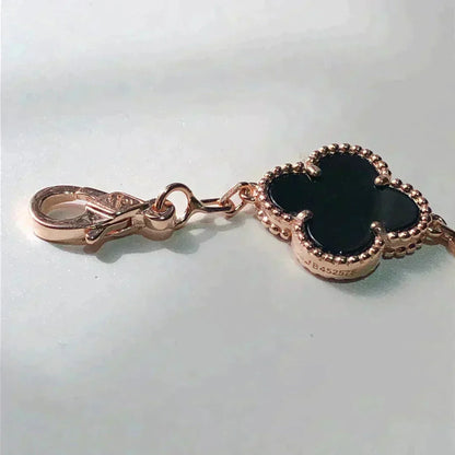 [Marin-Jewelry]CLOVER 5 MOTIFS MULTICOLOR BRACELET