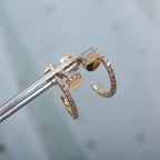 [Marin]ジュスト イヤリング 12.75MM ピンクゴールド ダイヤモンド