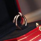 [Marin]JUSTE RING 2.65MM PINK GOLD DIAMOND