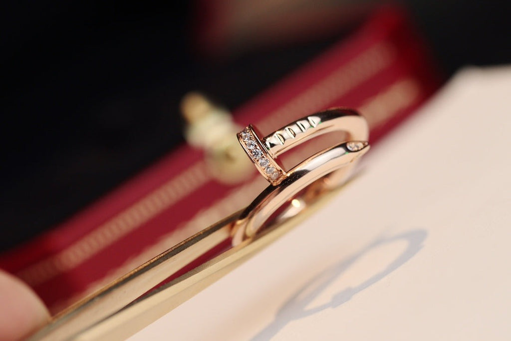 [Marin]JUSTE RING 2.65MM PINK GOLD DIAMOND