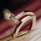 [Marin]JUSTE RING 2.65MM PINK GOLD DIAMOND