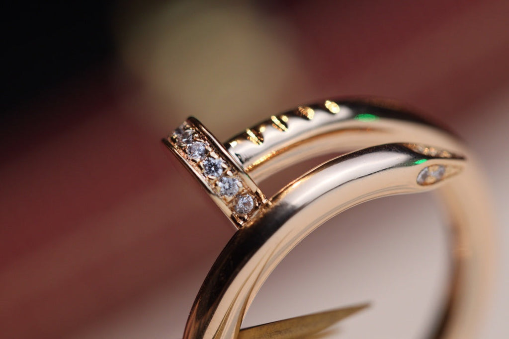 [Marin]JUSTE RING 2.65MM PINK GOLD DIAMOND