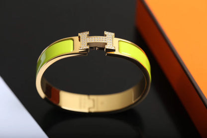 [Marin-Jewelry]H BRACELET GOLD DIAMOND
