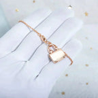 [Marin]AMULETTE PEDANT ROSE GOLD NECKLACE