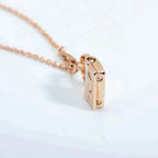 [Marin]AMULETTE PEDANT ROSE GOLD NECKLACE