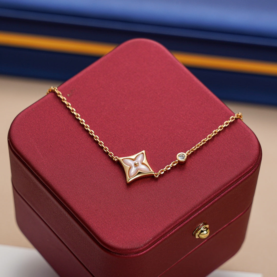 [Marin]BRACELET STAR 1 DIAMOND OR ROSE