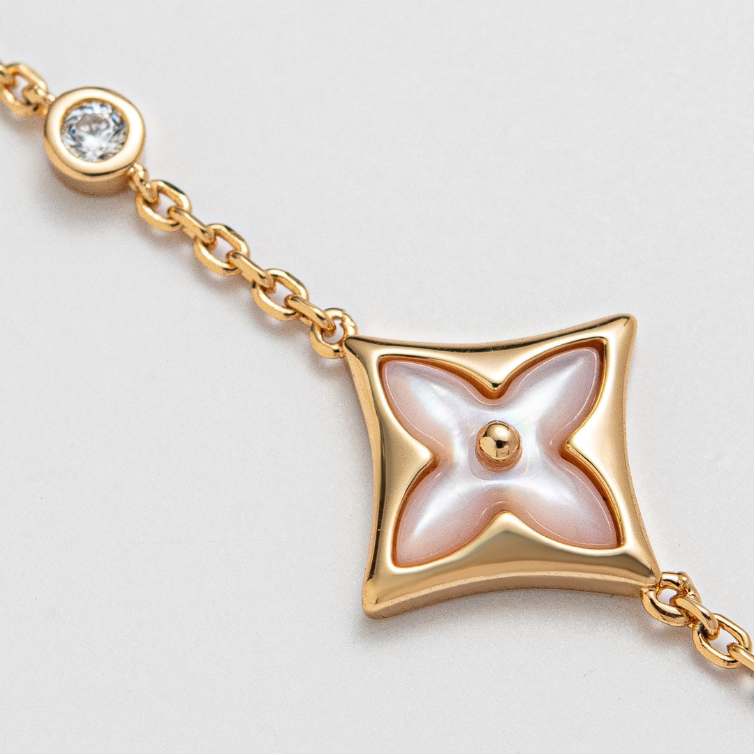 [Marin]BRACELET STAR 1 DIAMOND OR ROSE