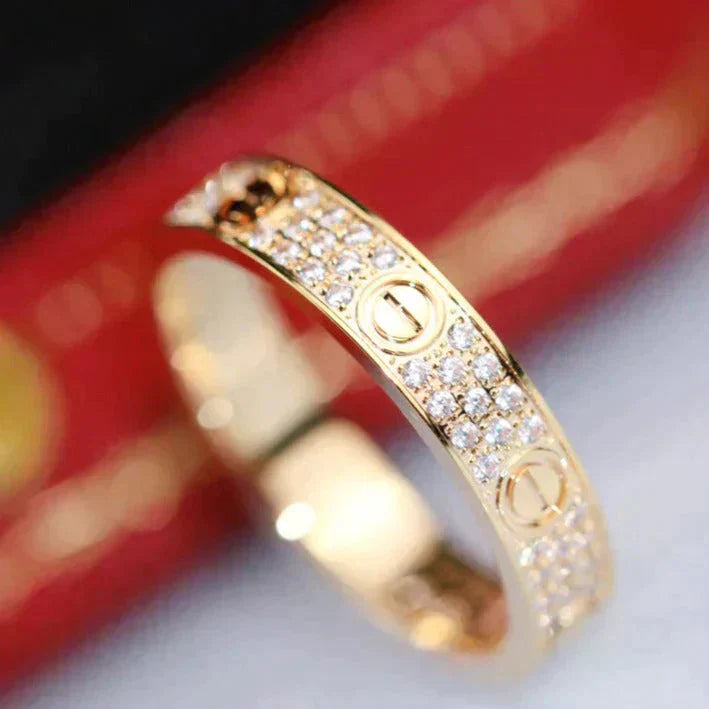 [Marin]BAGUE LOVE PAVÉE DE DIAMANTS 3,6 MM