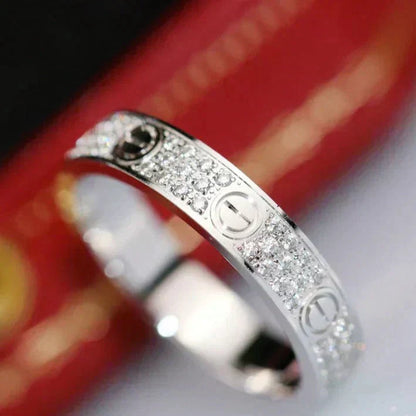 [Marin-Jewelry]LOVEリング 3.6MM パヴェダイヤモンド
