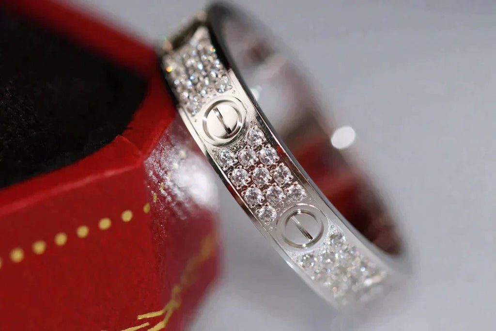 [Marin]BAGUE LOVE PAVÉE DE DIAMANTS 3,6 MM
