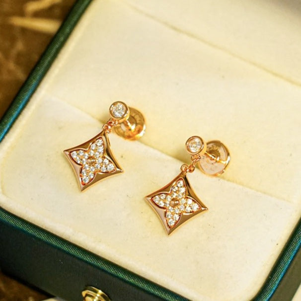 [Marin]STAR DIAMONDS EARRINGS GOLD