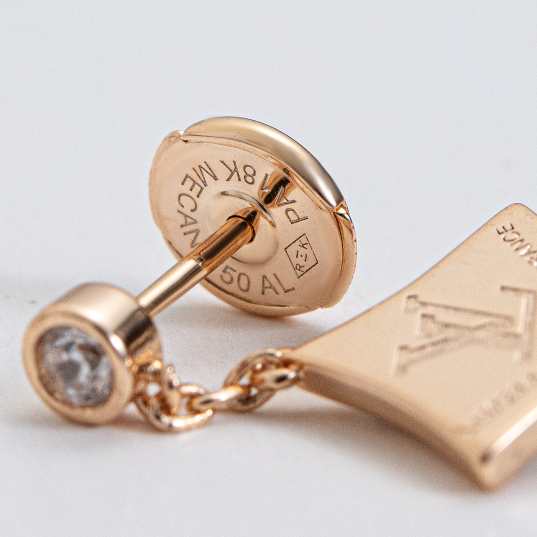 [Marin]STAR DIAMONDS EARRINGS GOLD