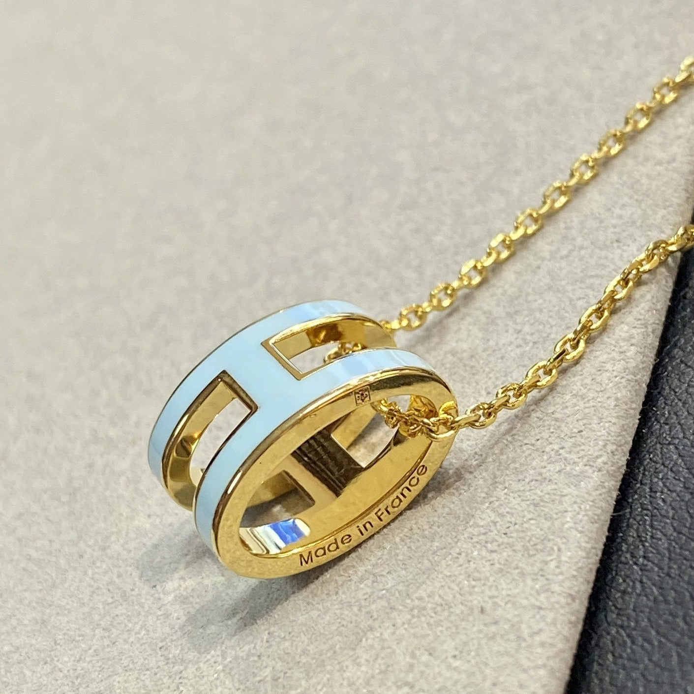 [Marin]COLLIER POP H BLEU CLAIR