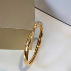[Marin]PANTHERE GOLD DIAMOND OPEN BRACELET