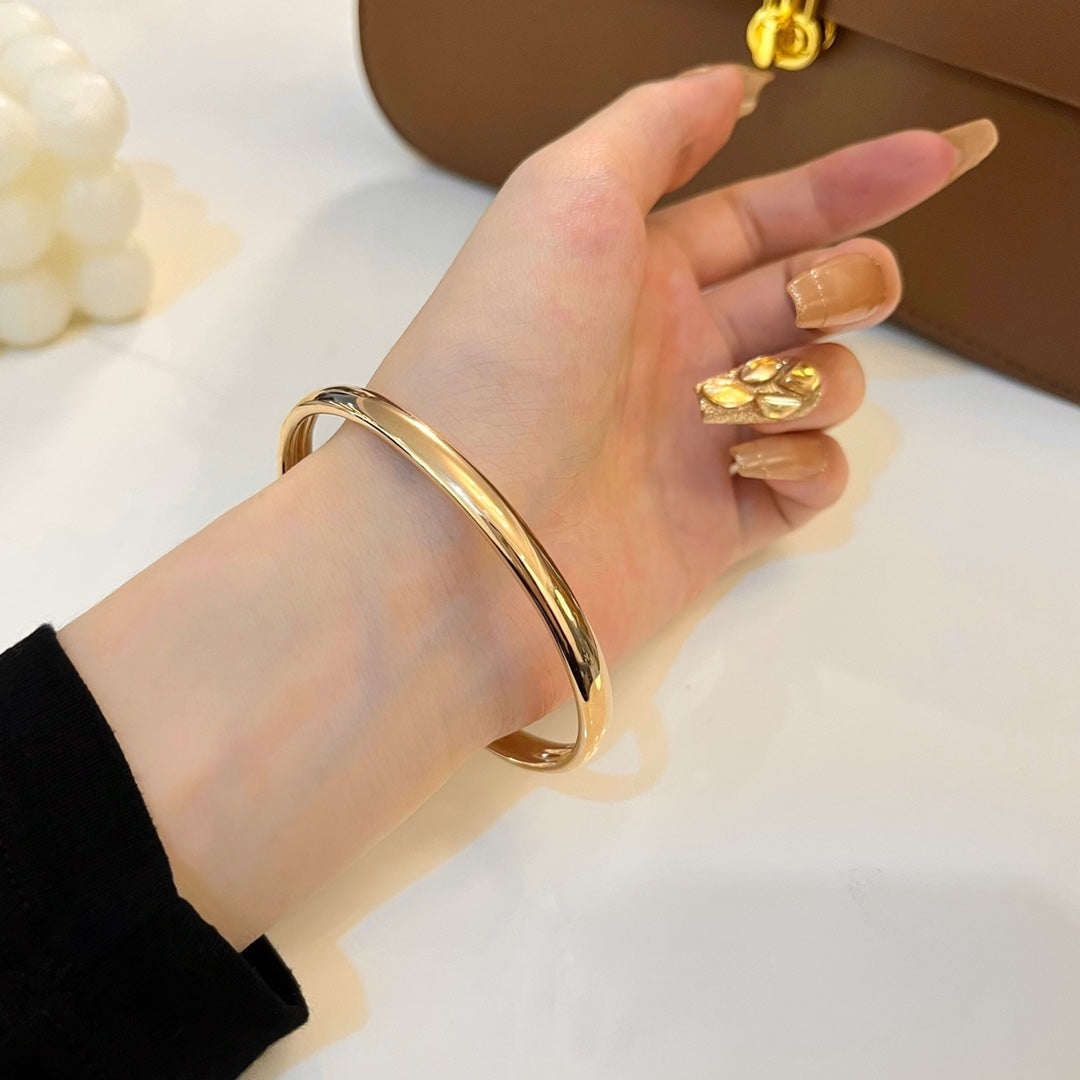 [Marin]PANTHERE GOLD DIAMOND OPEN BRACELET
