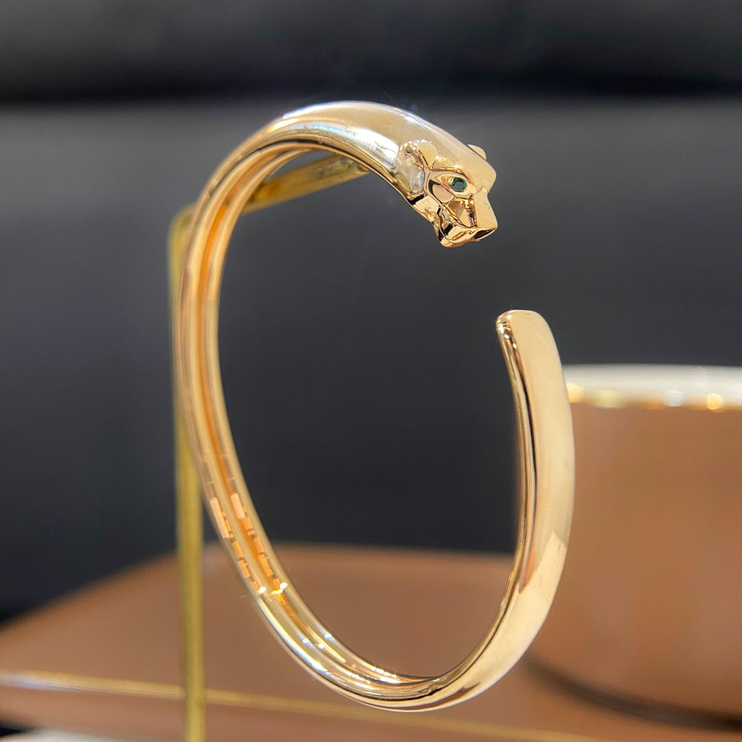 [Marin]BRACELET OUVERT PANTHÈRE OR