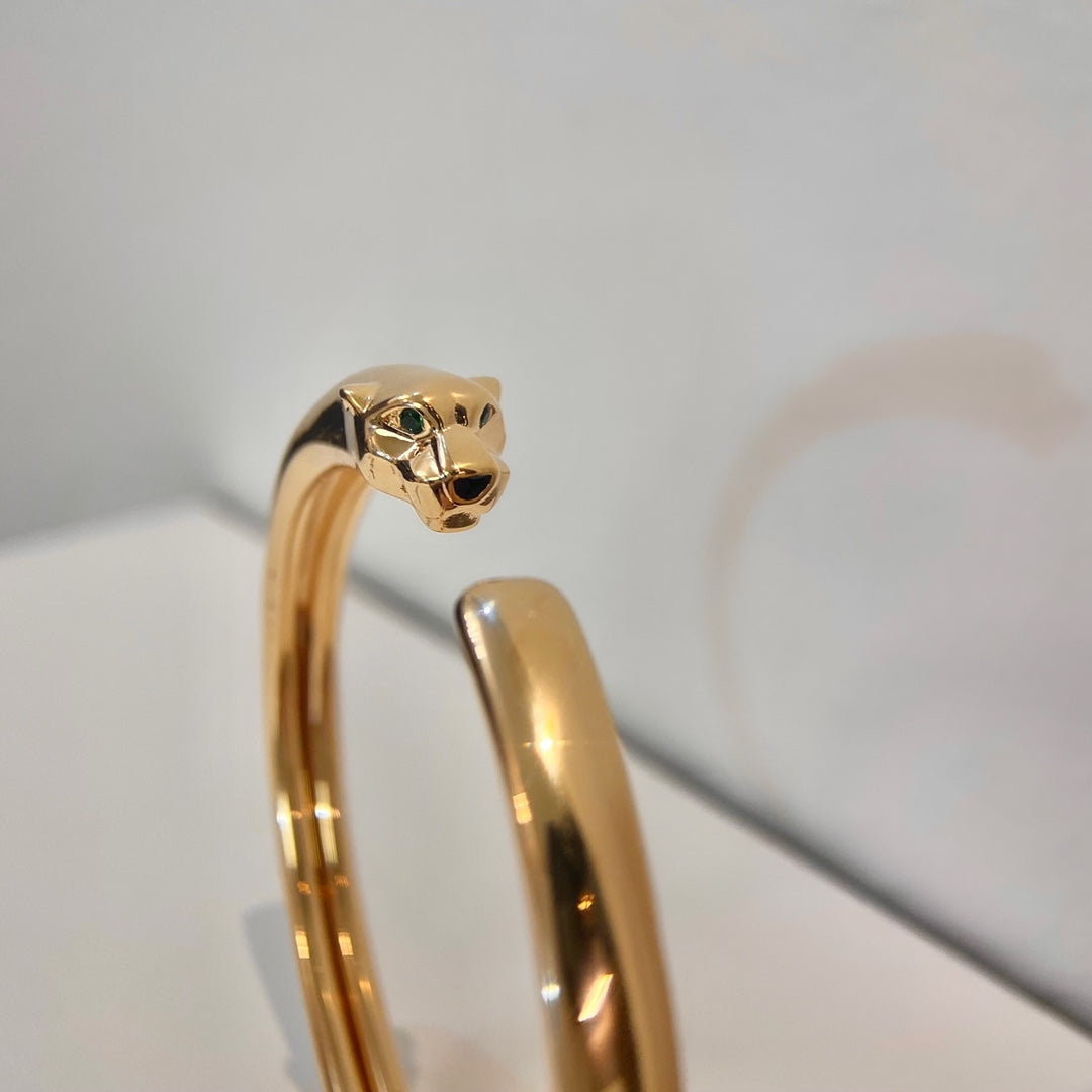 [Marin-Jewelry]PANTHERE GOLD OPEN BRACELET