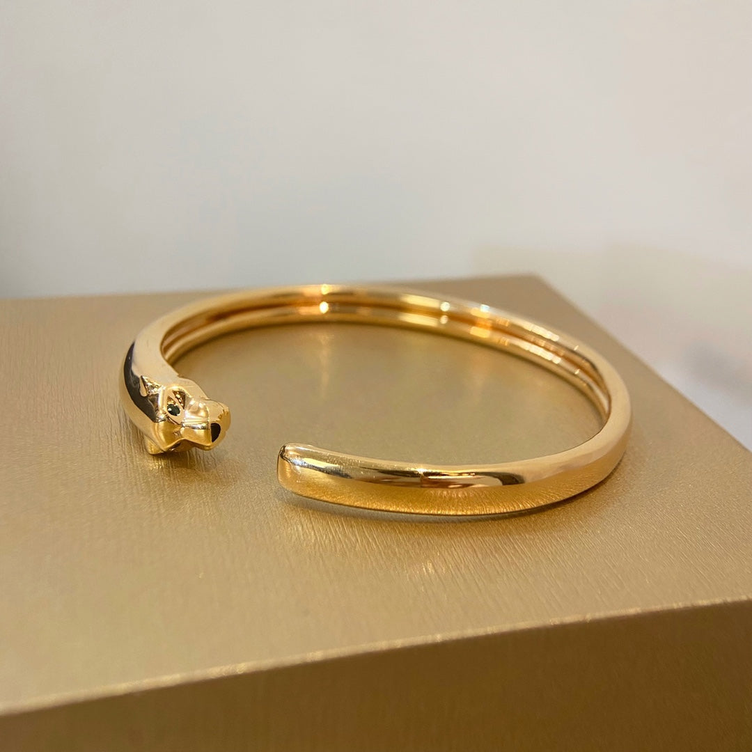 [Marin]BRACELET OUVERT PANTHÈRE OR