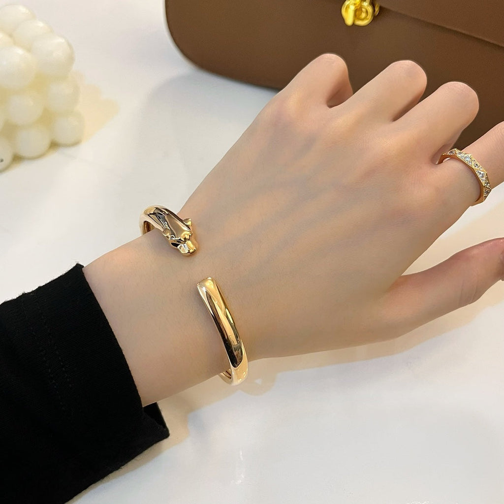 [Marin]PANTHERE GOLD OPEN BRACELET