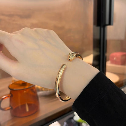 [Marin-Jewelry]PANTHERE GOLD OPEN BRACELET