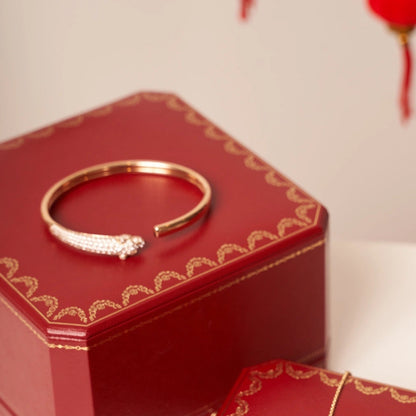 [Marin-Jewelry]PANTHERE Marin-Jewelry GOLD DIAMOND OPEN BRACELET