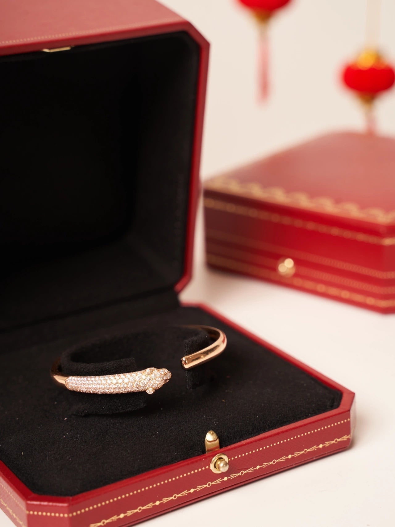 [Marin-Jewelry]PANTHERE Marin-Jewelry GOLD DIAMOND OPEN BRACELET