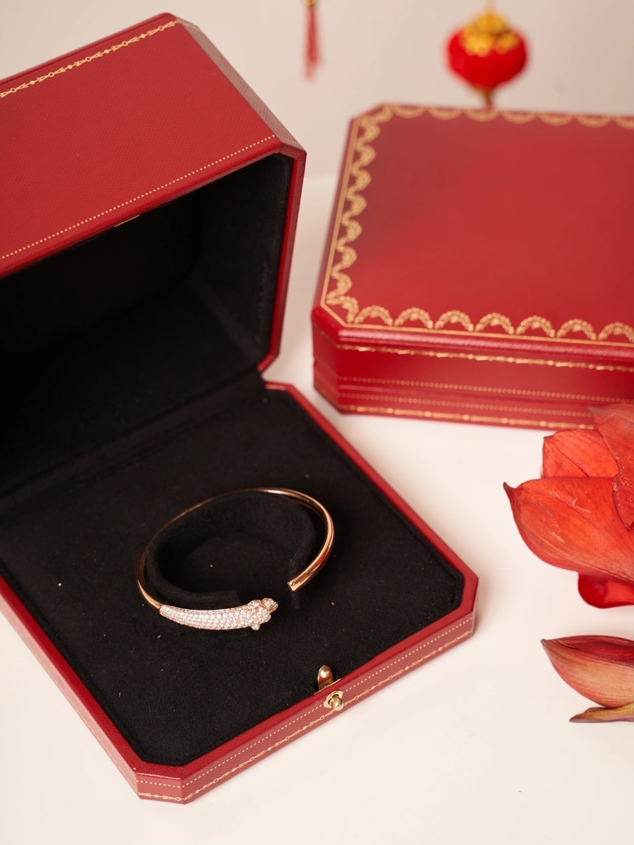 [Marin-Jewelry]PANTHERE Marin-Jewelry GOLD DIAMOND OPEN BRACELET