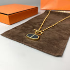 [Marin]CHAINE VERSO BLACK CERAMIC NECKLACE