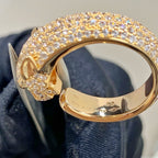 [Marin]PANTHERE PINK GOLD DIAMOND RING