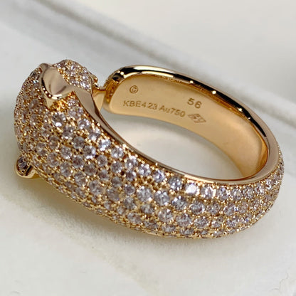 [Marin-Jewelry]PANTHERE PINK GOLD DIAMOND RING