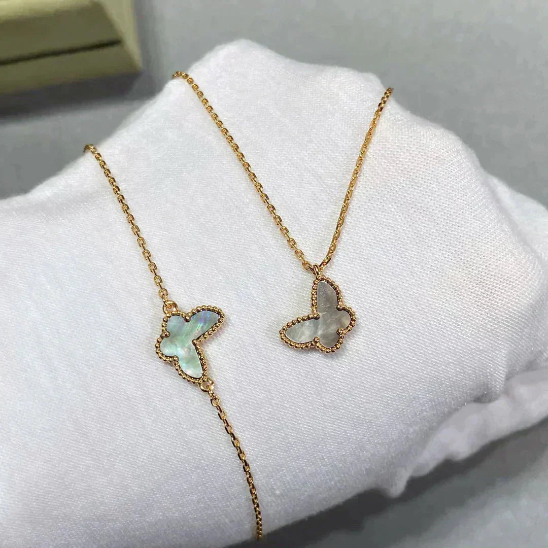 [Marin]BUTTERFLY DARK MOP BUTTERFLY BRACELET