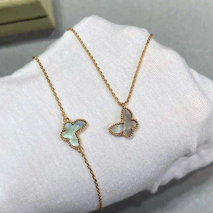 [Marin]BUTTERFLY DARK MOP BUTTERFLY BRACELET