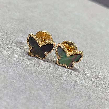 [Marin-Jewelry]BUTTERFLY DARK MOP  EARRINGS