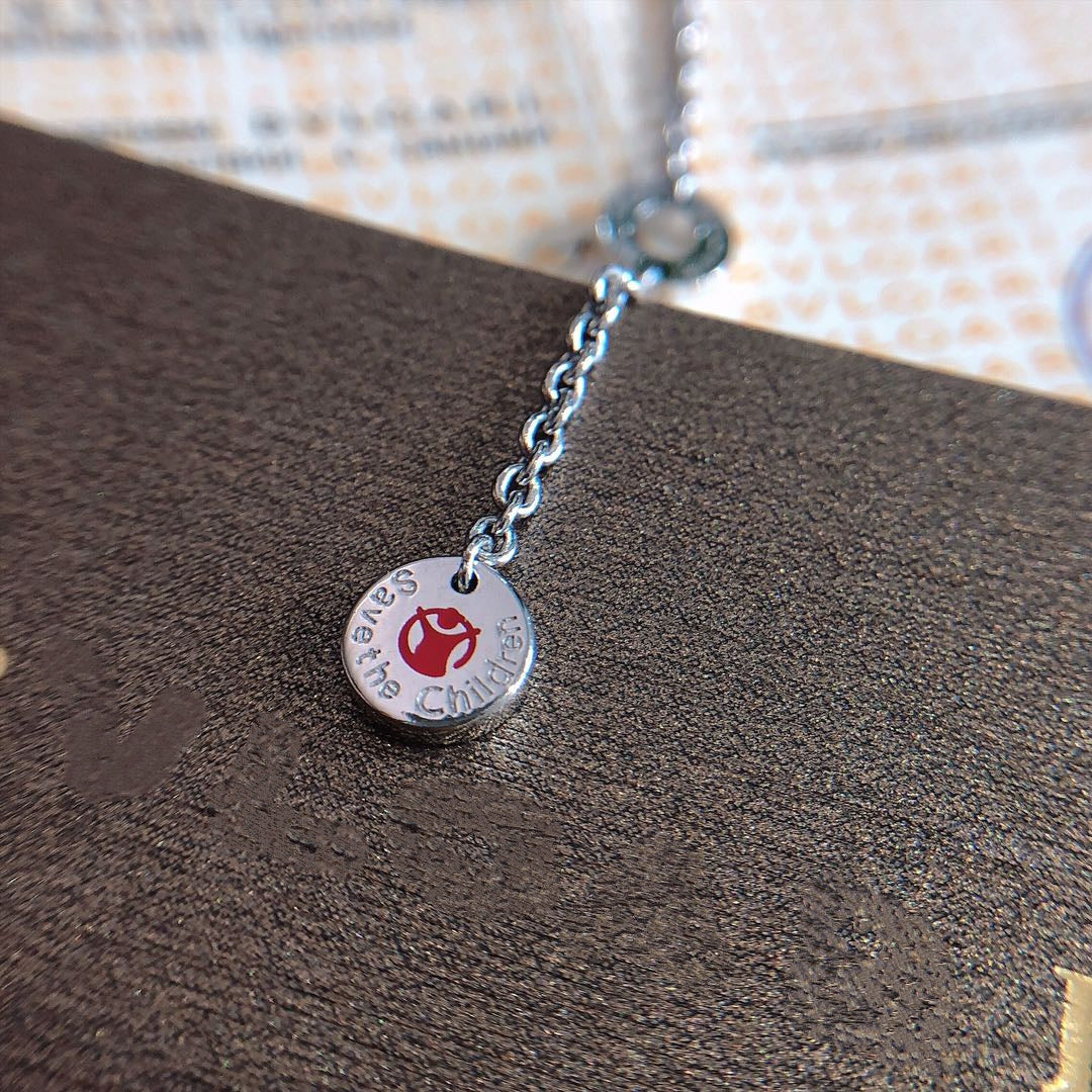 [Marin]ZERO 1 BLACK CERAMIC SILVER NECKLACE