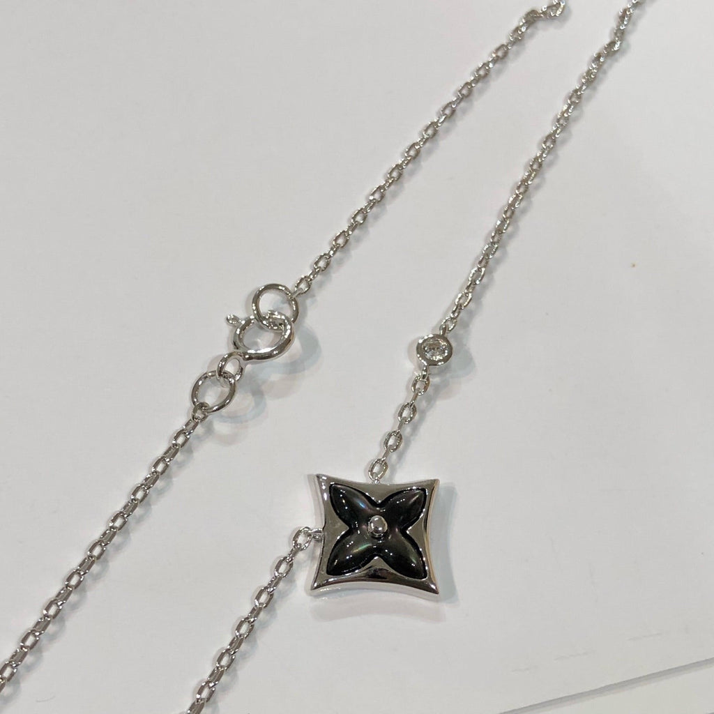 [Marin]STAR BLACK MOP NECKLACE