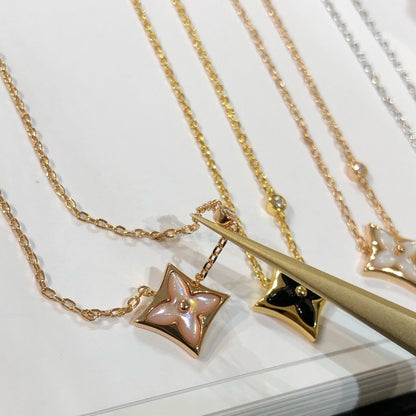 [Marin]STAR BLACK MOP NECKLACE