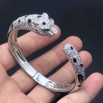 [Marin-Jewelry]PANTHERE BIG BRACELET DIAMONDS