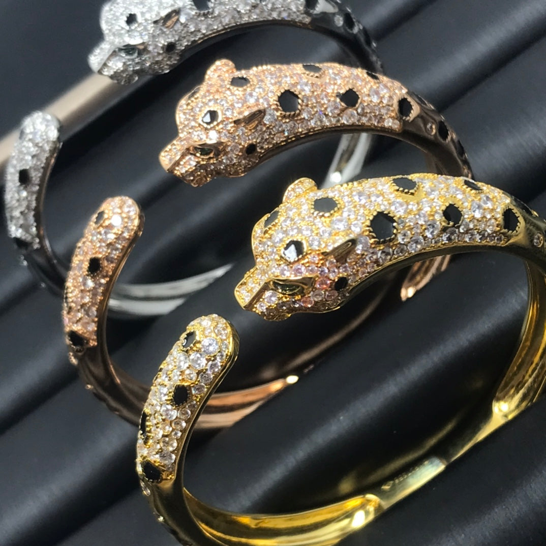 [Marin-Jewelry]PANTHERE BIG BRACELET DIAMONDS
