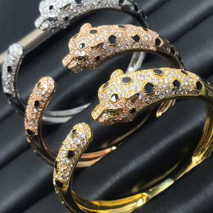 [Marin-Jewelry]PANTHERE BIG BRACELET DIAMONDS