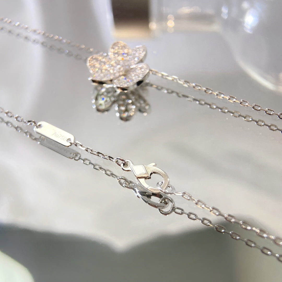 [Marin-Jewelry]フラワーダイヤモンドネックレス