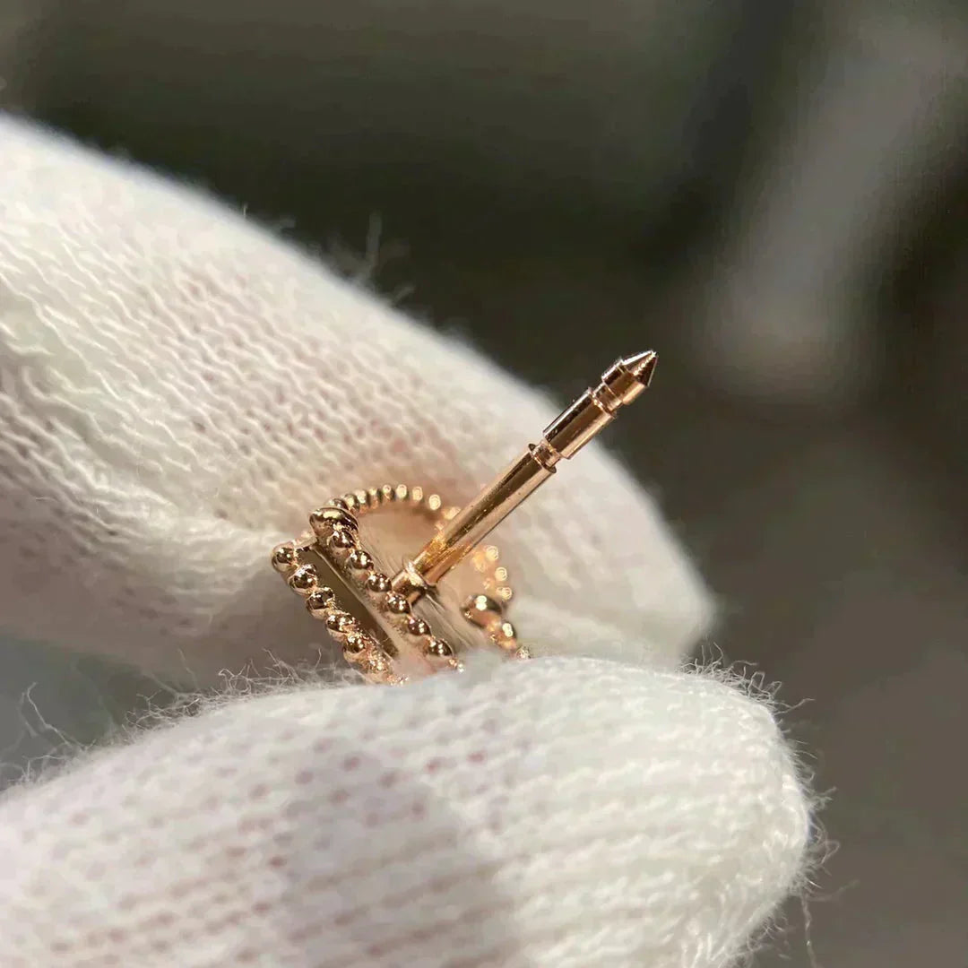 [Marin]ハート カーネリアン スタッドピアス