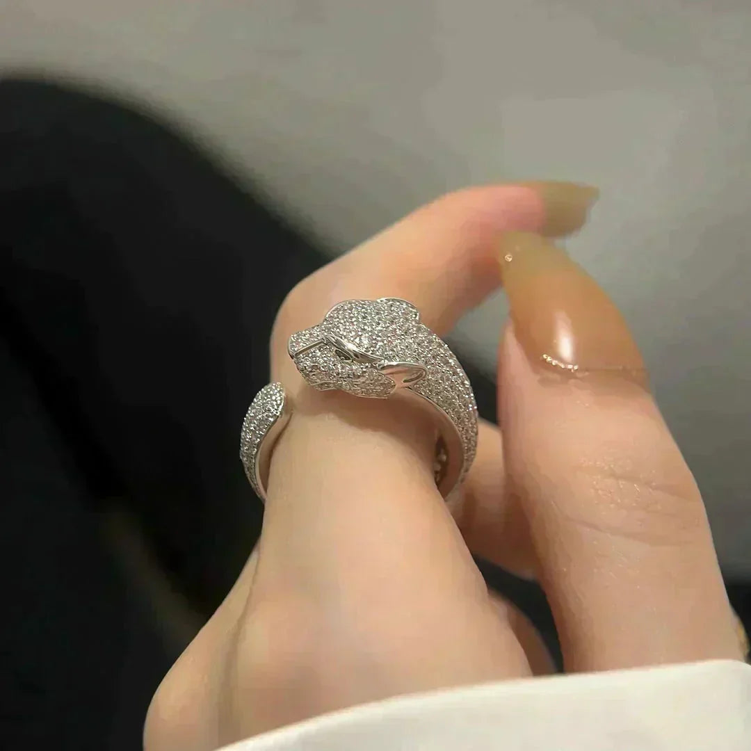 [Marin-Jewelry]パンテール 5.5MM フルダイヤ リング