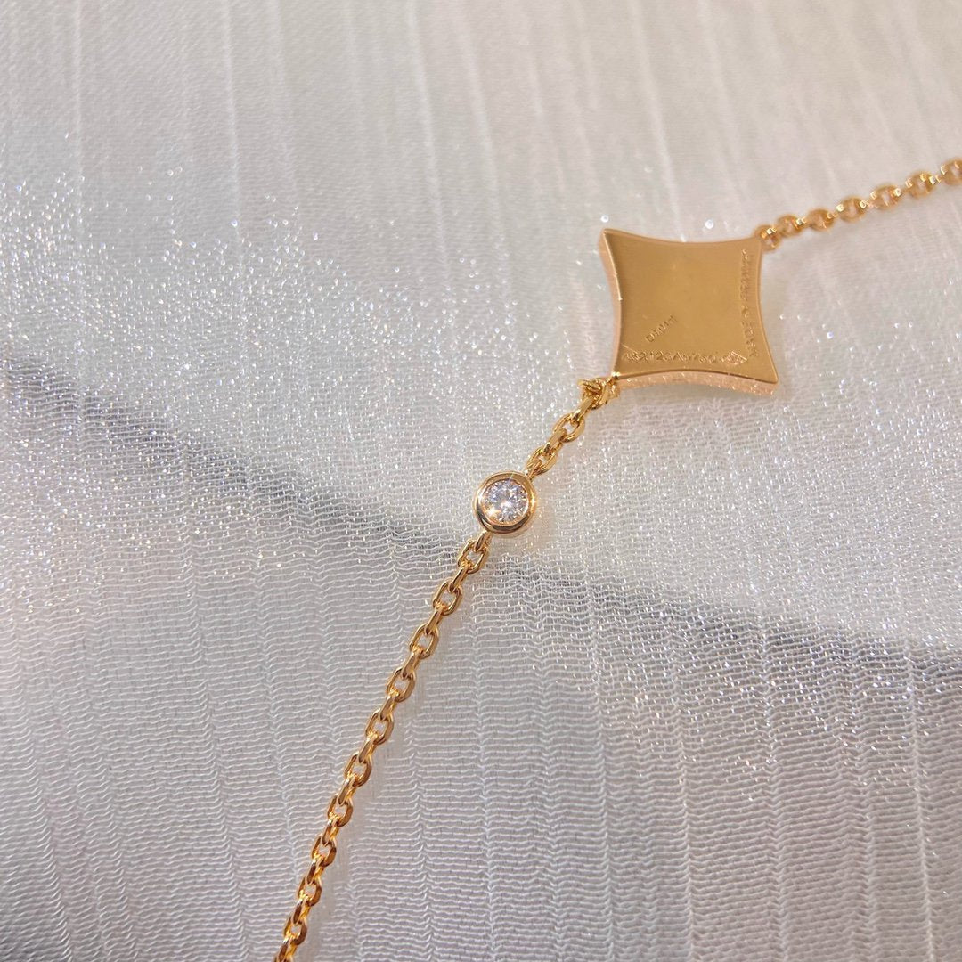[Marin]COLOR STAR PINK GOLD DIAMOND BRACELET