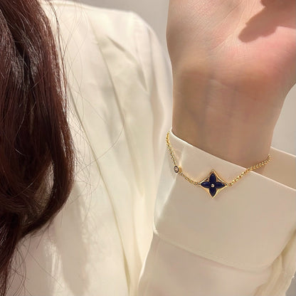 [Marin-Jewelry]COLOR STAR PINK GOLD DIAMOND BRACELET