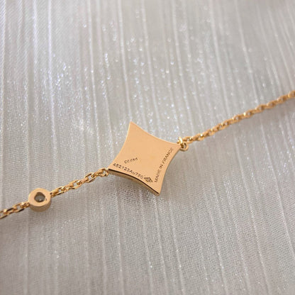 [Marin-Jewelry]COLOR STAR CARNELIAN PINK GOLD DIAMOND BRACELET