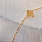 [Marin]COLOR STAR CARNELIAN PINK GOLD DIAMOND BRACELET
