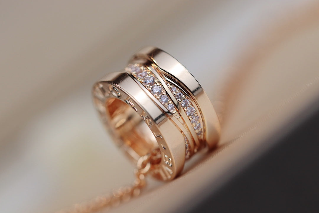 [Marin]ZERO 1 PINK GOLD DIAMOND NECKLACE