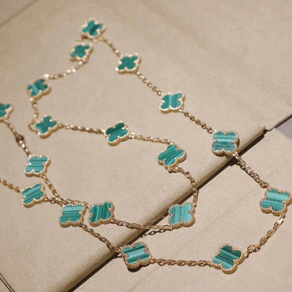[Marin]CLOVER 20 MOTIFS MALACHITE GOLD
