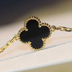 [Marin]CLOVER 20 MOTIFS ONYX COLLIER